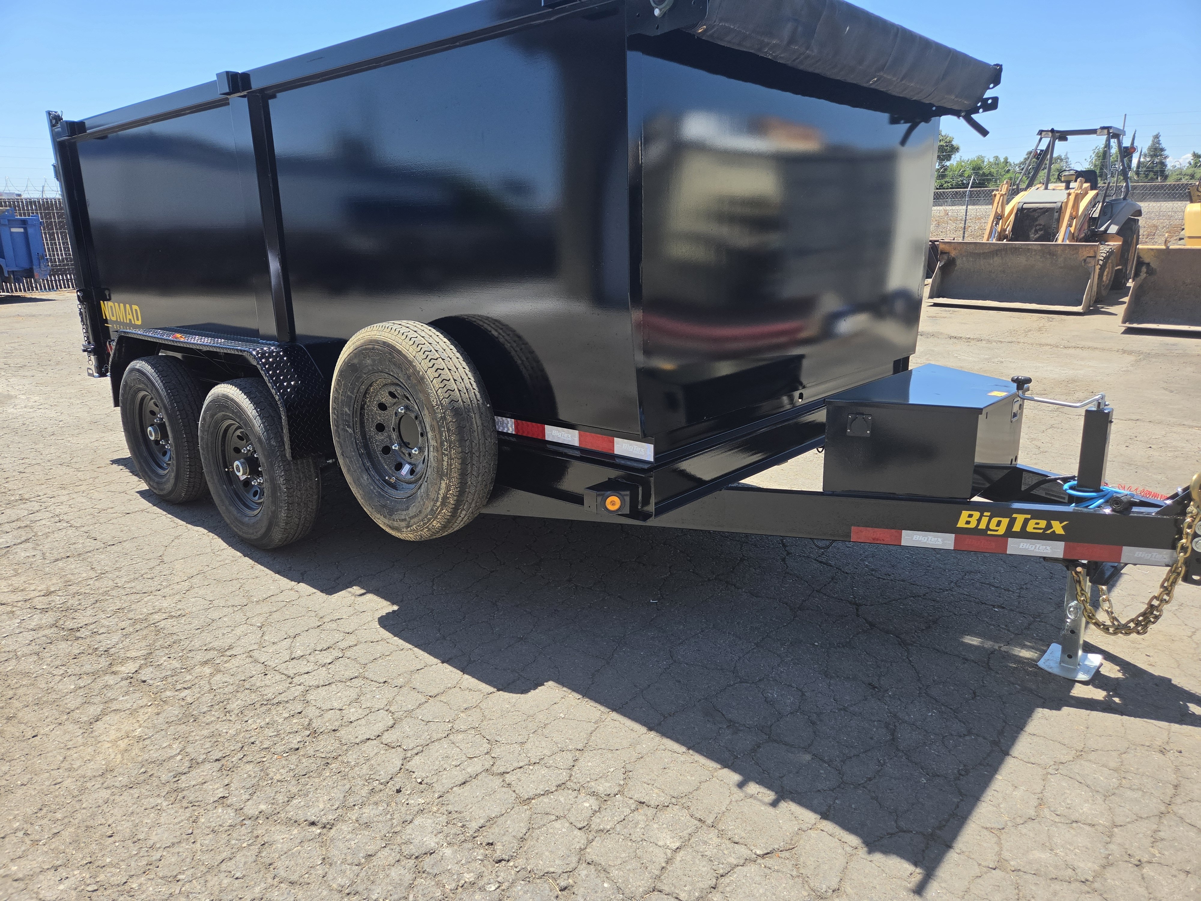 7x14x4 Dump Trailer with 7K Axles